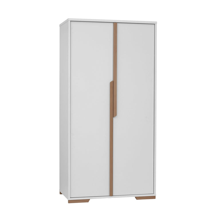 Lit bébé et Armoire Pinio Snap Blanc et bois - vue 4