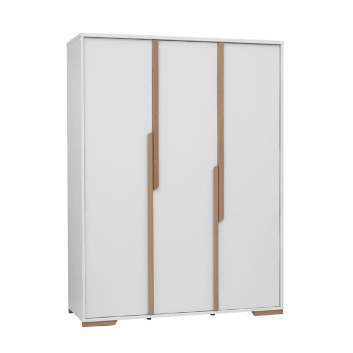 Armoire 3 portes Pinio Snap Blanc et bois