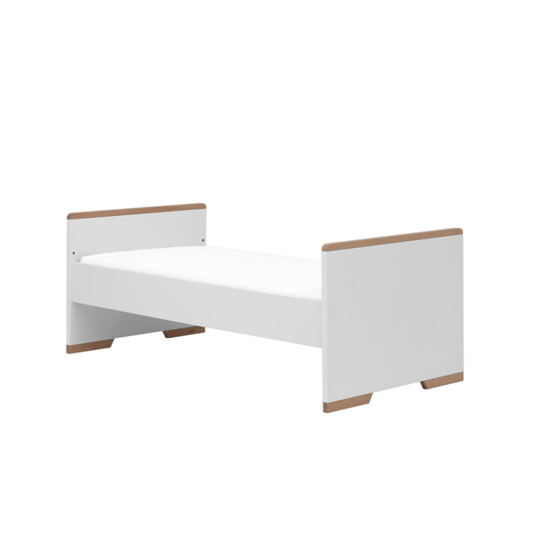 Lit bébé évolutif et commode à langer Pinio Snap Blanc et bois - vue 5