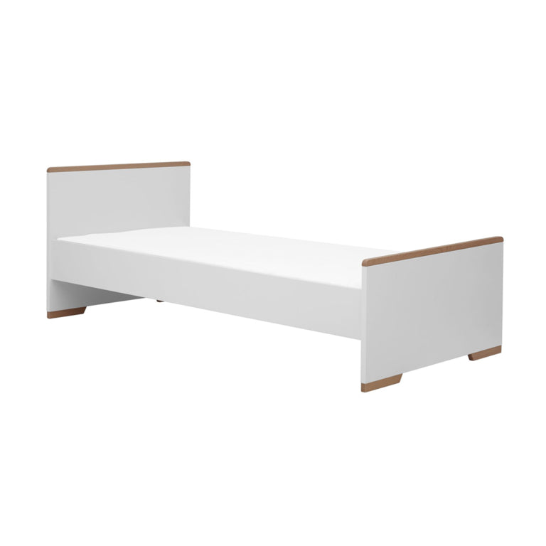 Lit junior Pinio Snap Blanc et bois