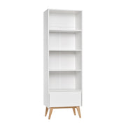 Bibliothèque colonne Pinio Swing - Blanc et bois