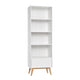 Bibliothèque colonne Pinio Swing - Blanc et bois