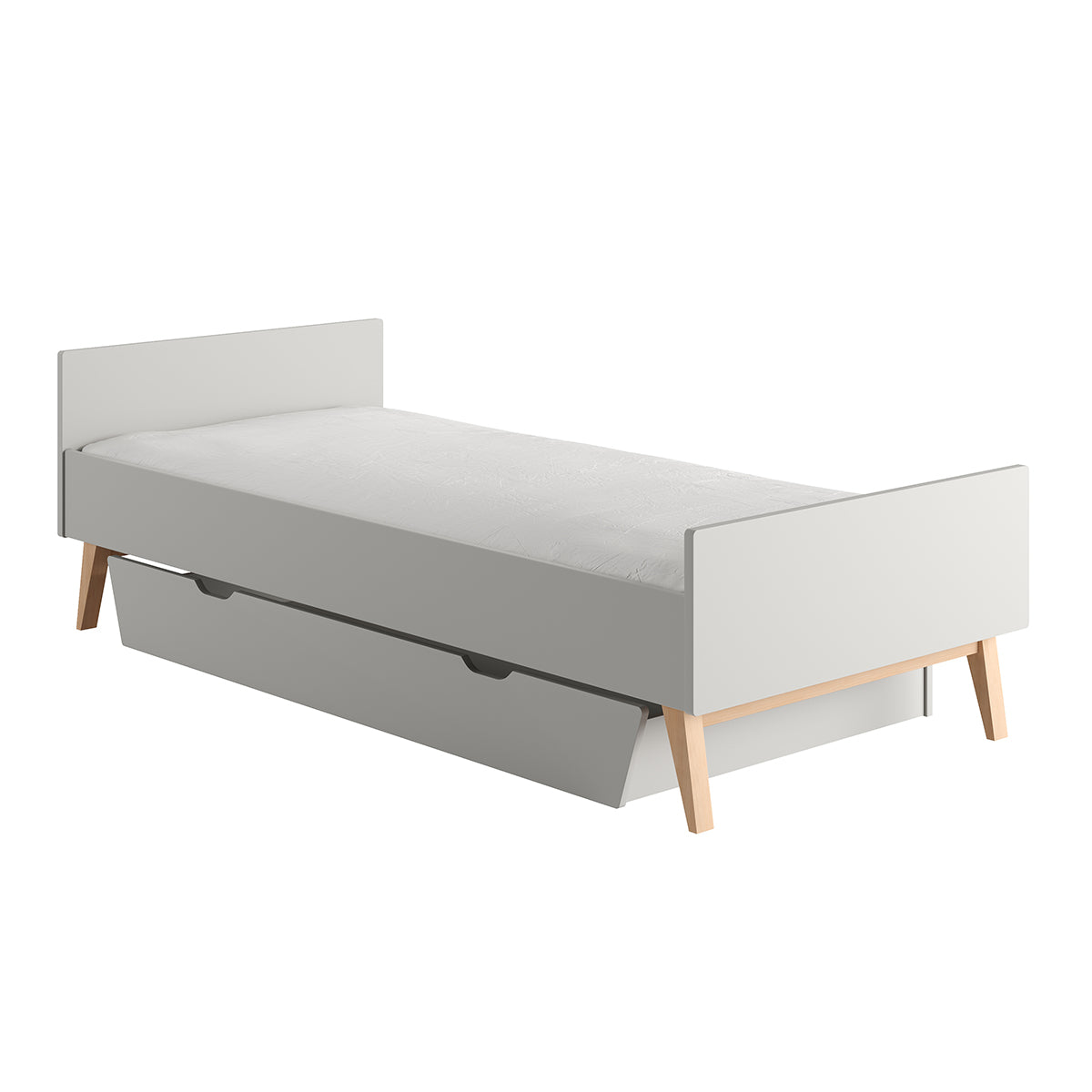 Tiroir de lit 90x200 Pinio Swing Gris - vue 3