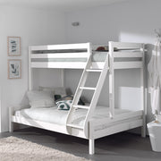 Lit Superposé 90x200 et 140x200 Sommier Inclus Vipack Pino - Blanc - vue 2