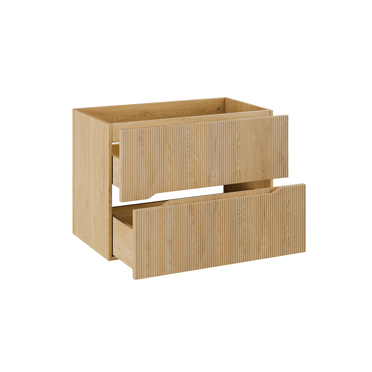 Meuble sous-vasque 80cm Isaline Bois - vue 3