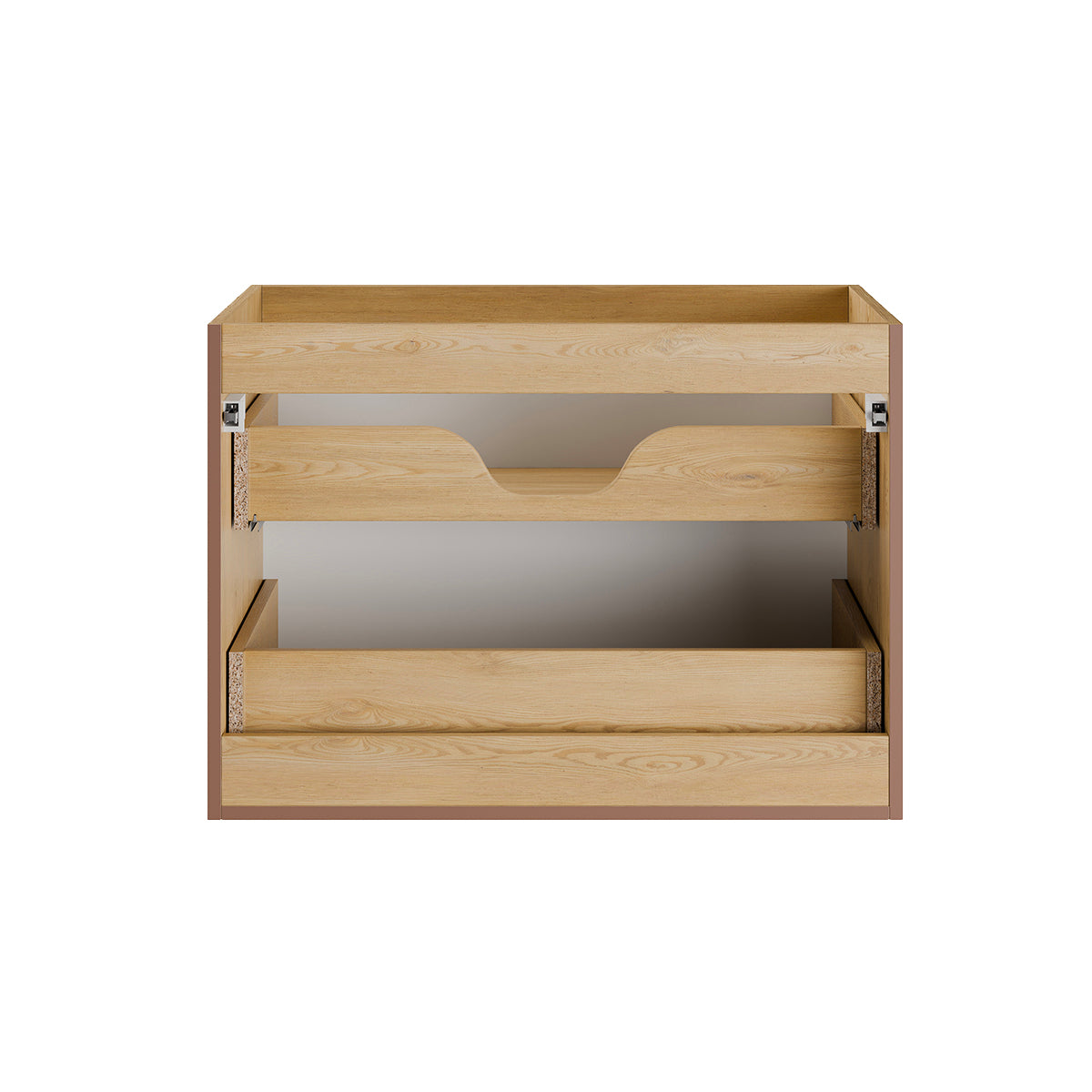 Meuble sous-vasque 80cm Isaline Bois - vue 4