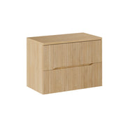 Meuble sous-vasque 80cm plan de toilette Isaline Bois