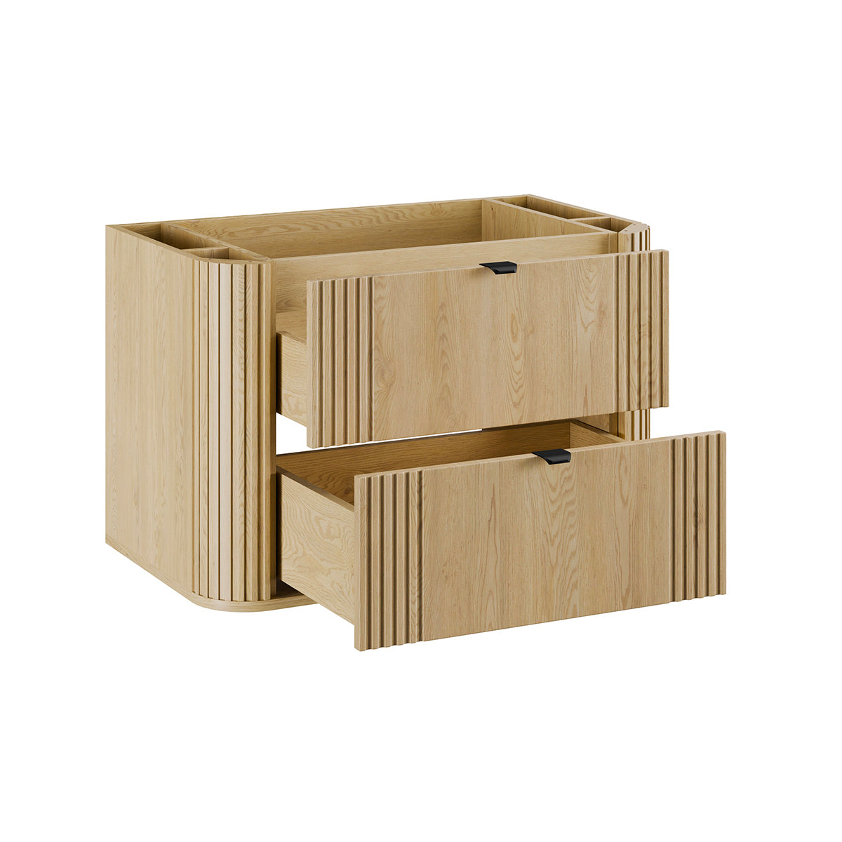 Meuble simple vasque 80cm Mila Bois - vue 2