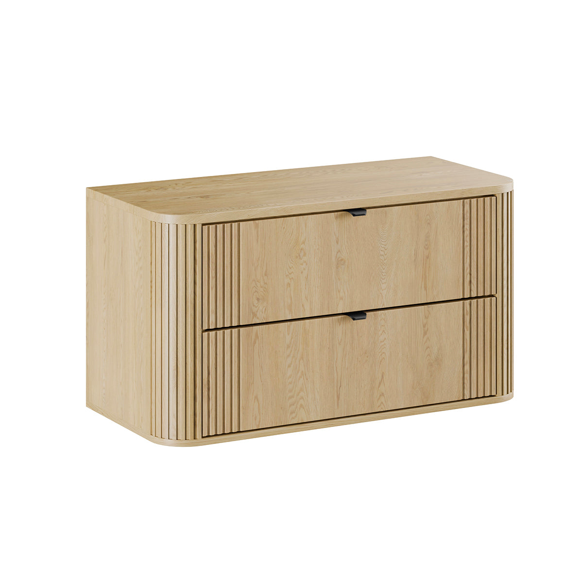 Meuble sous-vasque 100cm plan de toilette Mila Bois
