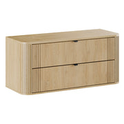Meuble sous-vasque 120cm plan de toilette Mila Bois