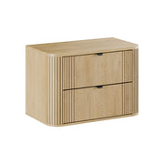 Meuble sous-vasque 80cm plan de toilette Mila Bois