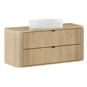 Meuble simple vasque 120cm Mila Bois