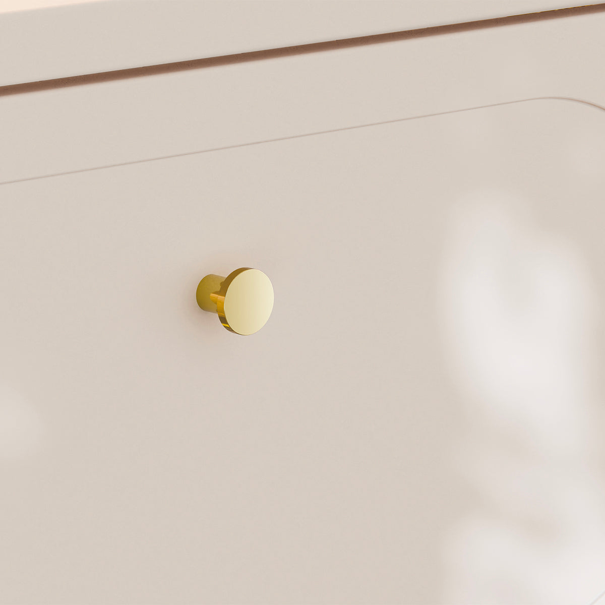 Ensemble meuble simple vasque encastrée 60cm et colonne Sanae Beige sable - vue 8