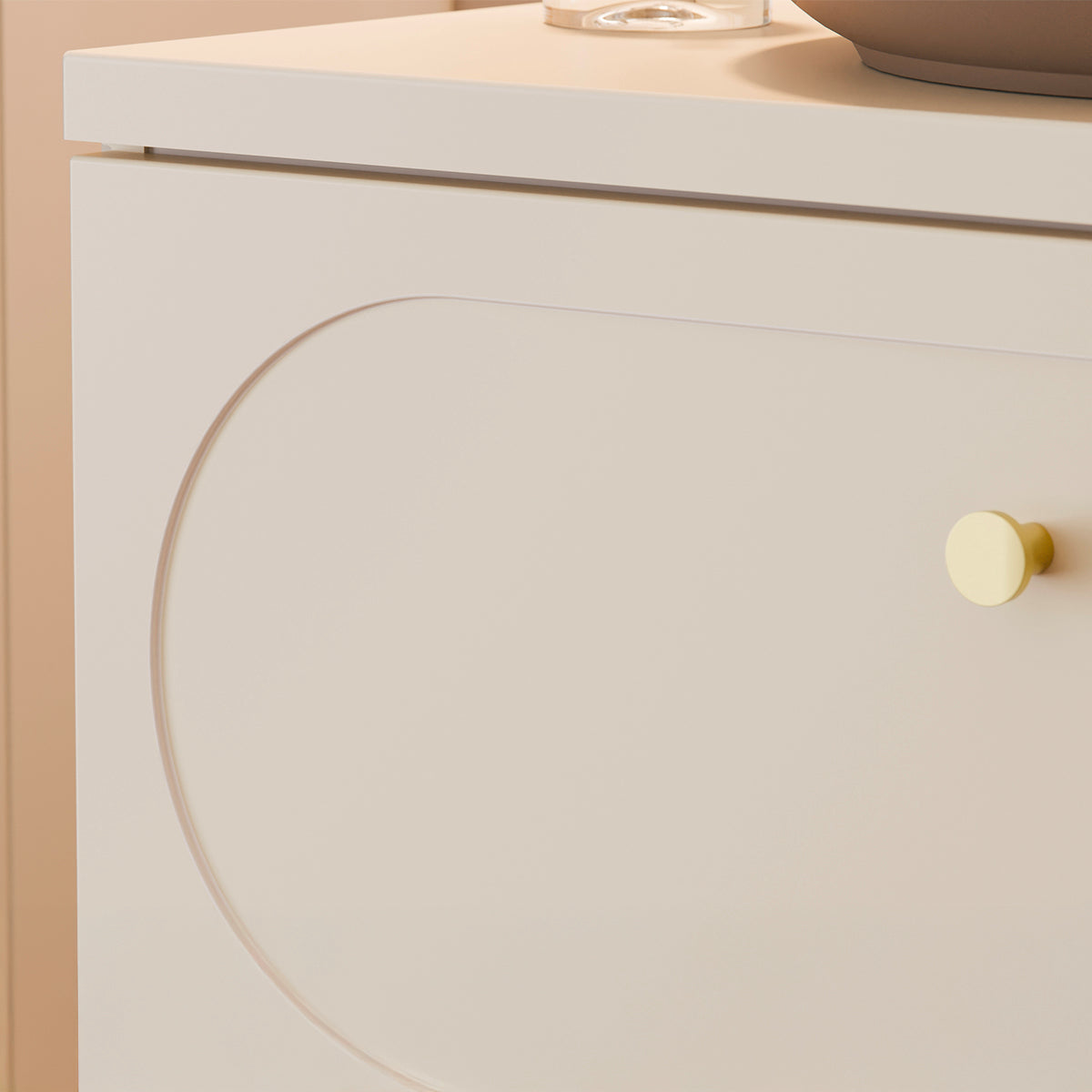 Meuble sous-vasque 80cm Sanae Beige sable - vue 5