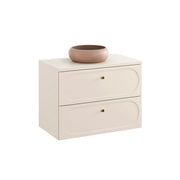 Meuble simple vasque 80cm Sanae Beige sable