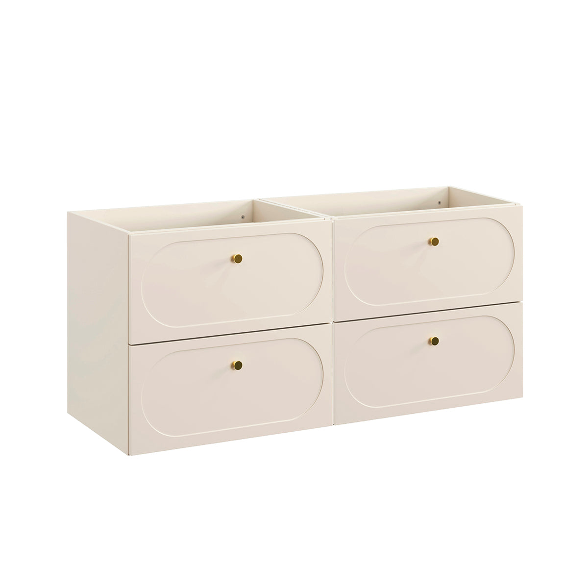 Meuble sous-vasque 120cm Sanae Beige sable