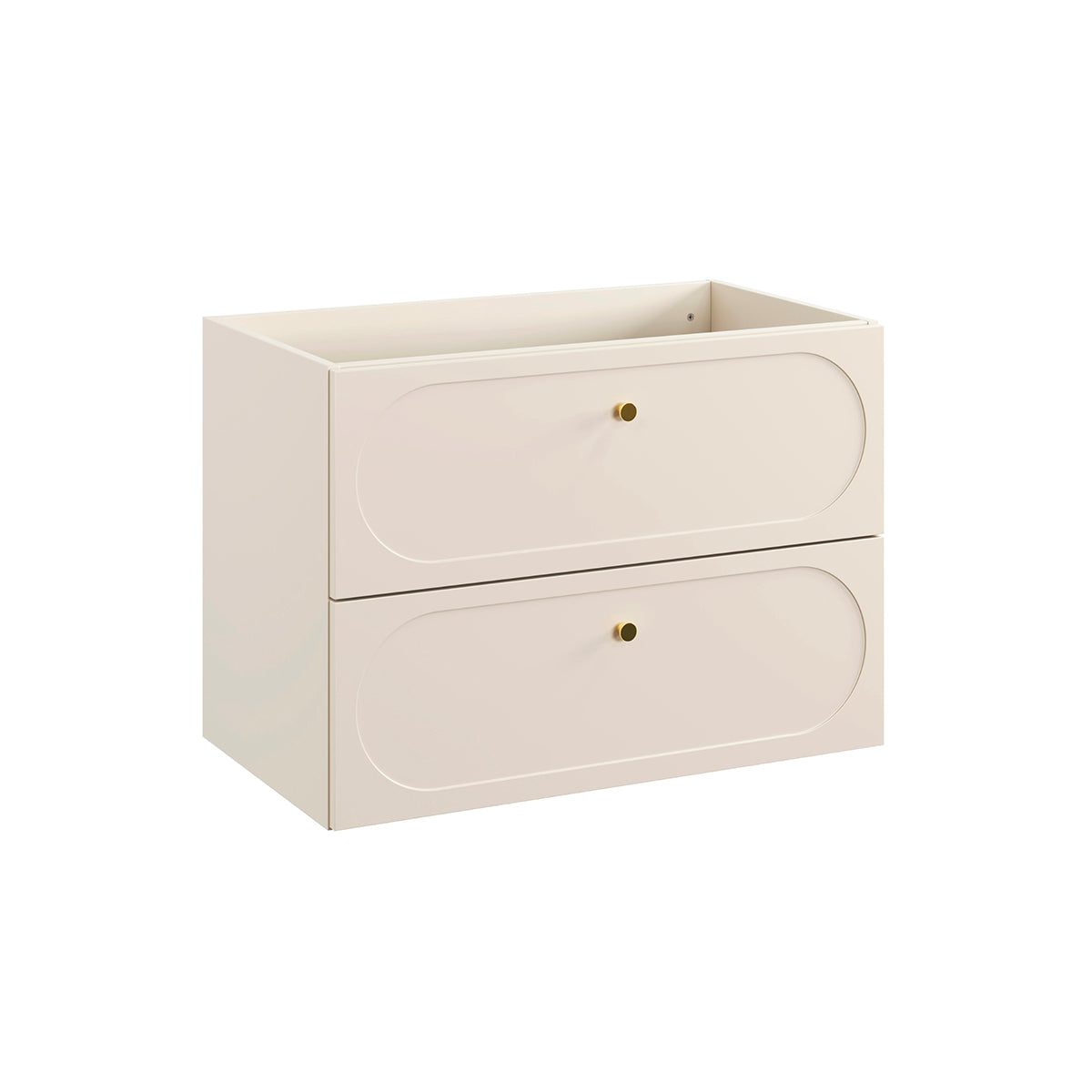 Meuble sous-vasque 80cm Sanae Beige sable