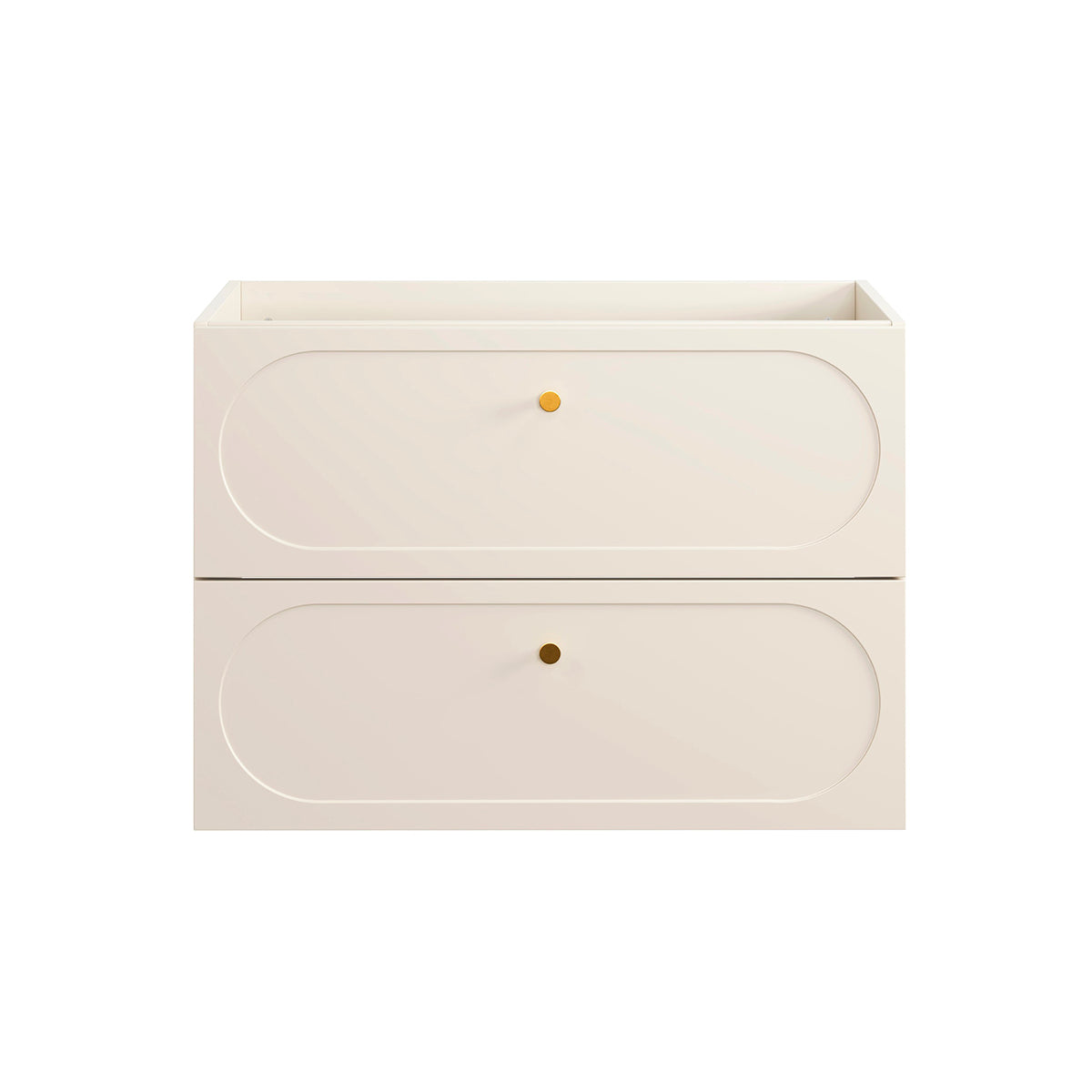 Meuble sous-vasque 80cm Sanae Beige sable - vue 2