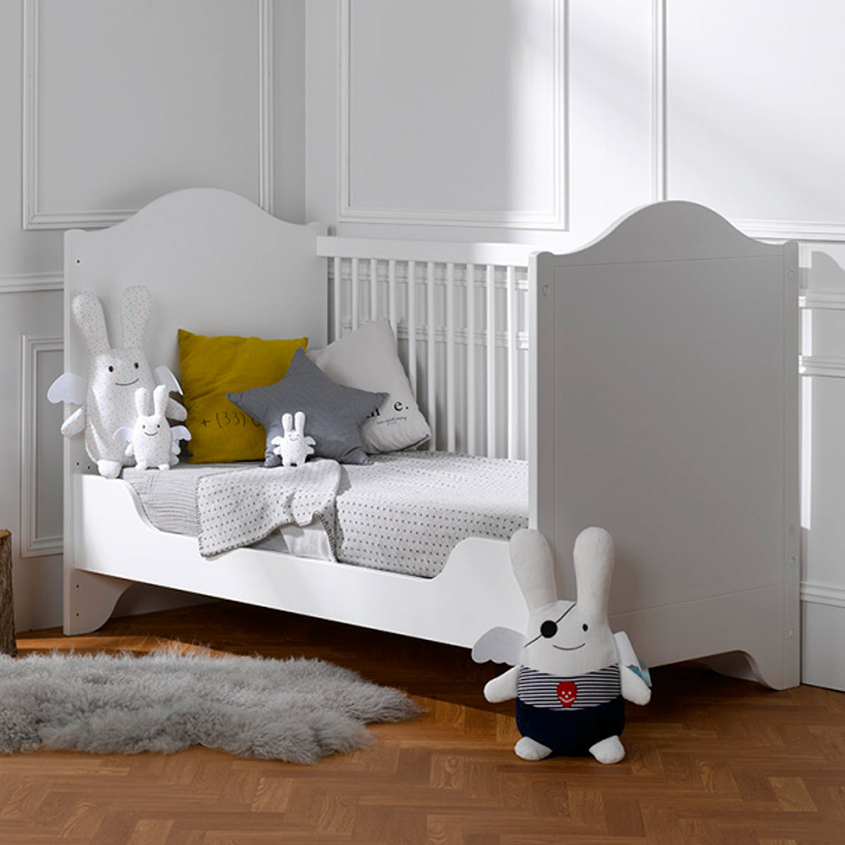 Lit bébé évolutif et Commode à langer Bébé Provence Occitane Blanc - vue 3