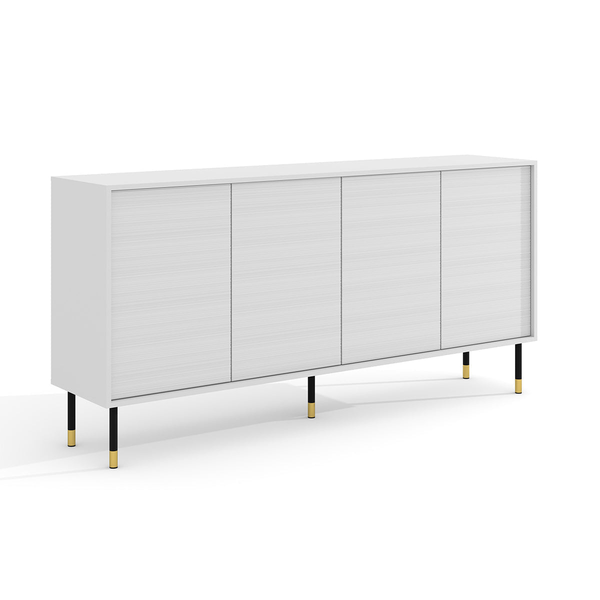 Buffet 4 portes Rani Blanc