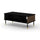 Table basse 110 cm Rani Bois et Noir