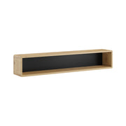 Etagère murale Raven Noir et Bois