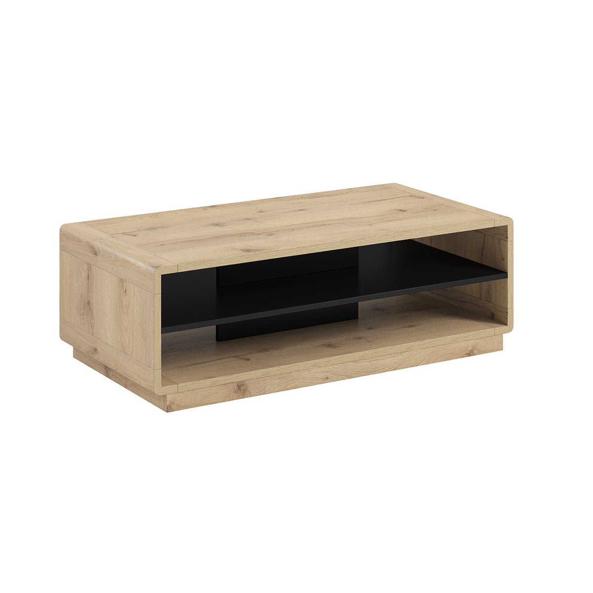 Table basse Raven Noir et Bois
