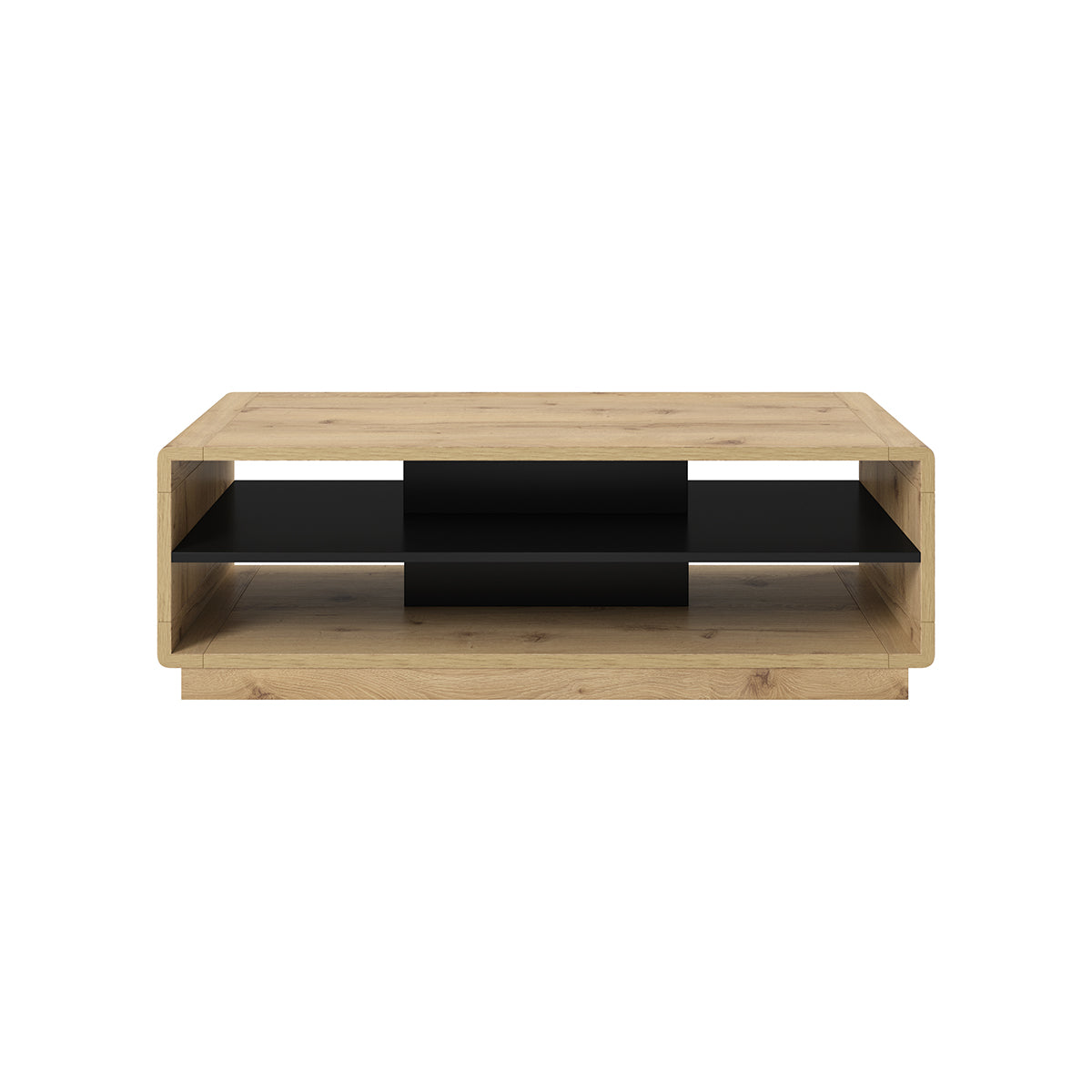 Table basse Raven Noir et Bois - vue 2