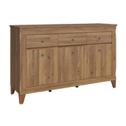 Buffet 3 portes 3 tiroirs Raya Bois