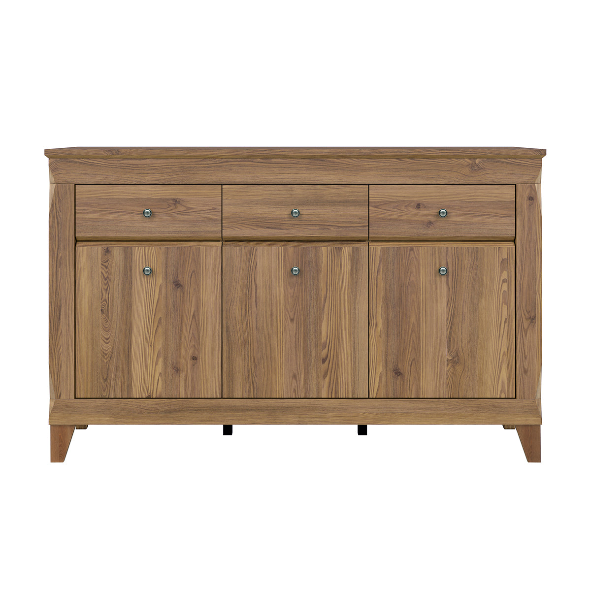 Buffet 3 portes 3 tiroirs Raya Bois - vue 3