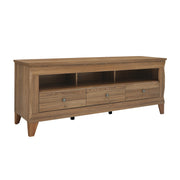 Meuble TV 3 tiroirs 156 cm Raya Bois
