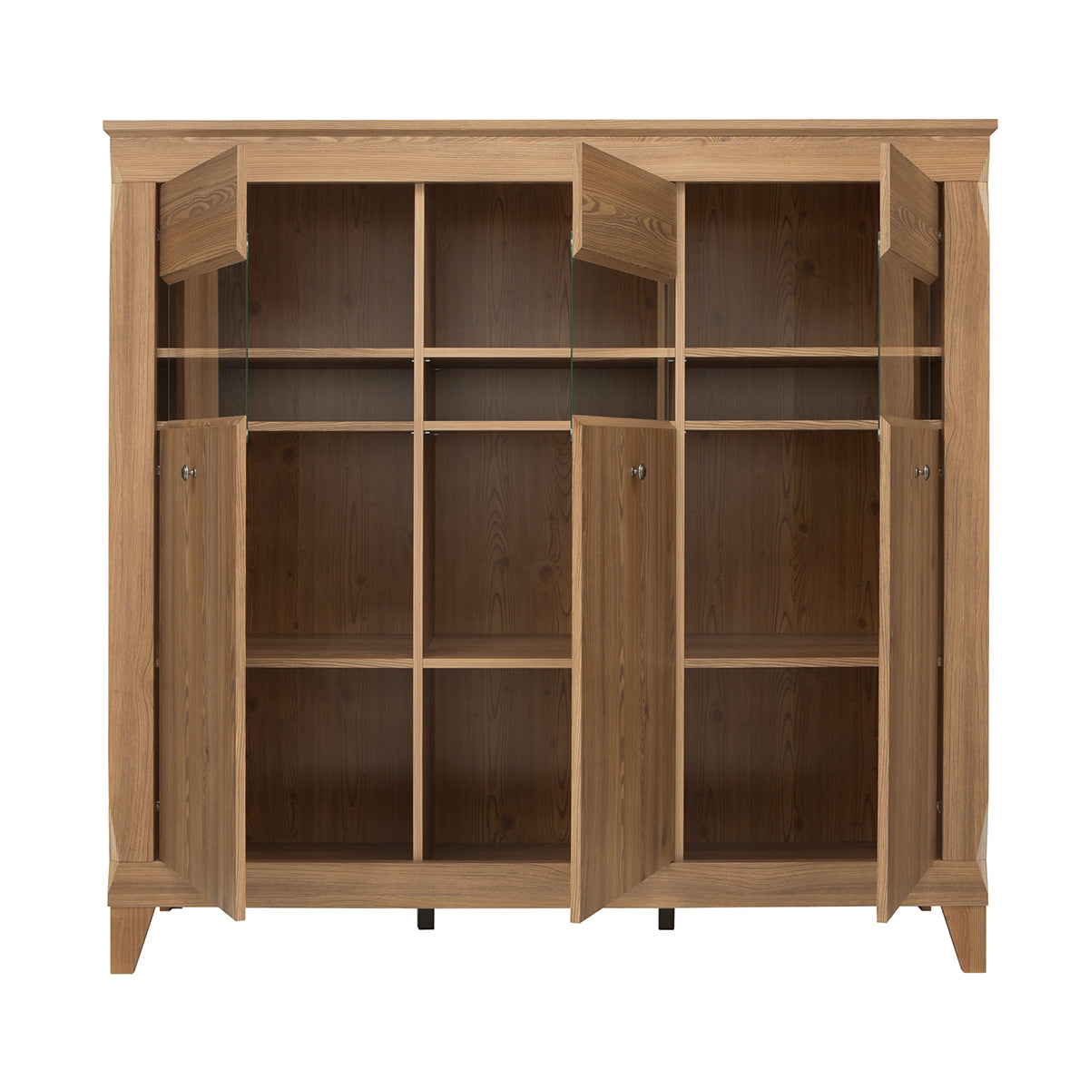 Vaisselier bas 3 portes Raya Bois - vue 2