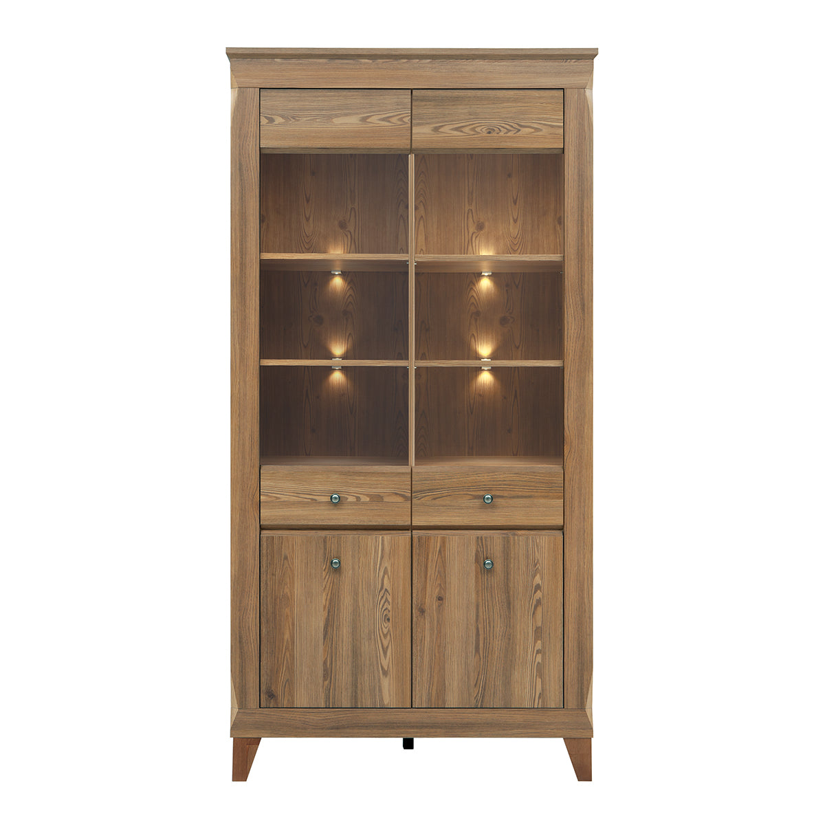 Vaisselier 4 portes Raya Bois - vue 3