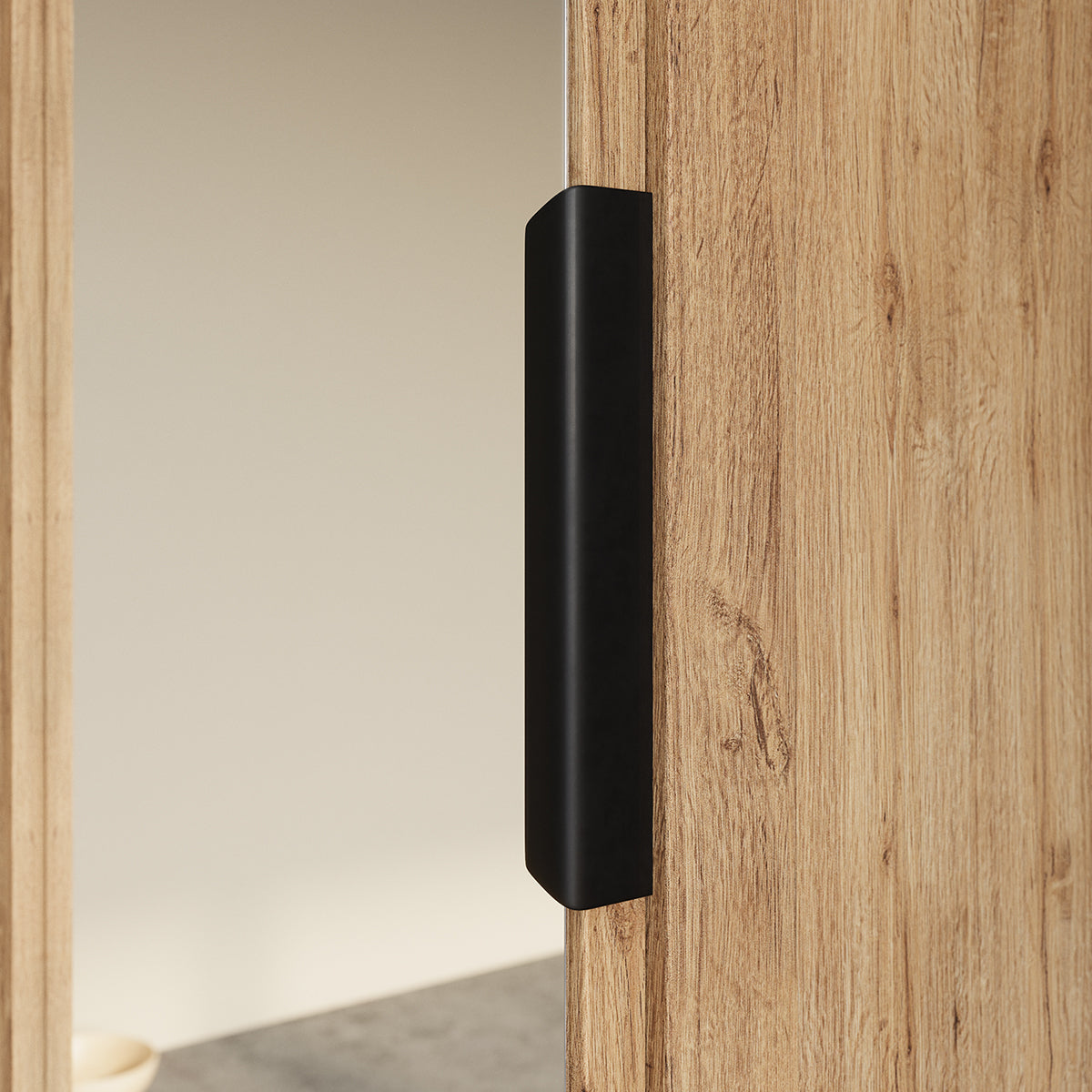 Meuble d'entrée 1 porte 2 tiroirs Rony Bois - vue 8