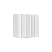 Armoire murale 1 porte Riva Blanc