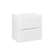 Meuble sous-vasque 60cm 2 tiroirs Riva Blanc