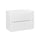 Meuble sous-vasque 80cm 2 tiroirs Riva Blanc