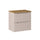 Meuble sous-vasque 60cm 2 tiroirs plan de toilette Riva Cachemire et Bois