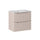 Meuble simple vasque encastrée 60cm 2 tiroirs Riva Cachemire