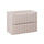 Meuble sous-vasque 80cm 2 tiroirs Riva Cachemire