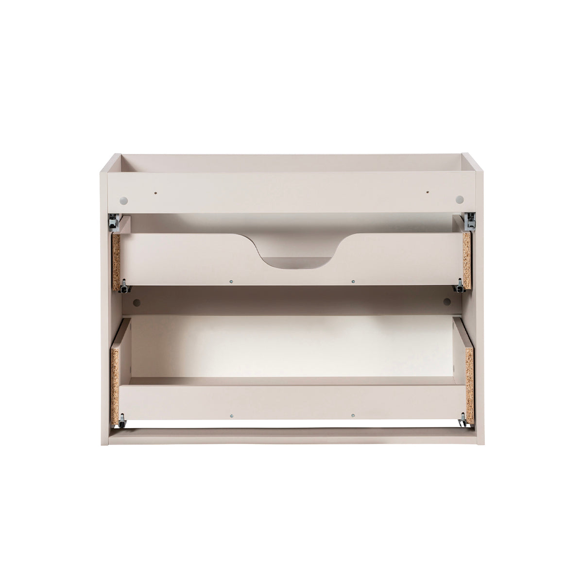 Meuble sous-vasque 80cm 2 tiroirs Riva Cachemire - vue 3