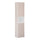 Colonne murale 2 portes 1 niche Riva Cachemire et Blanc
