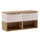 Meuble sous-vasque 120cm plan de toilette Riva Cachemire et Bois