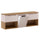 Meuble sous-vasque 160cm panier à linge niches Riva Cachemire et Bois