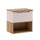 Meuble sous-vasque 60cm plan de toilette Riva Cachemire et Bois