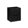 Meuble sous-vasque 50cm 2 tiroirs Riva Noir