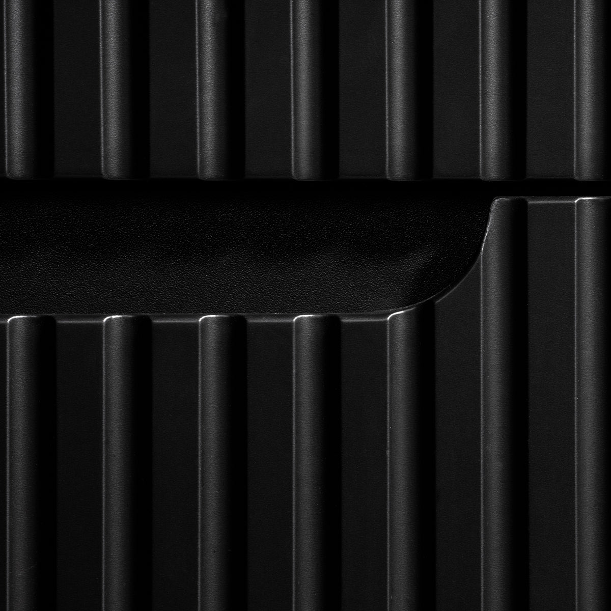 Meuble sous-vasque 60cm 2 tiroirs plan de toilette Riva Noir et Bois - vue 6