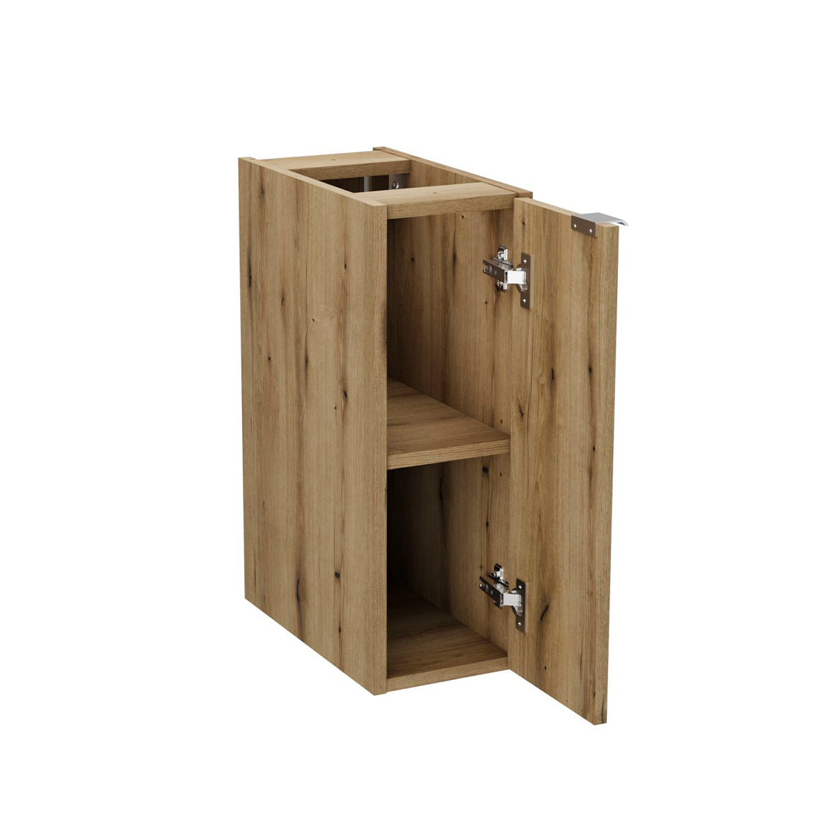 Ensemble meuble double vasque 140cm 4 tiroirs et colonne Riva Blanc et Bois - vue 6