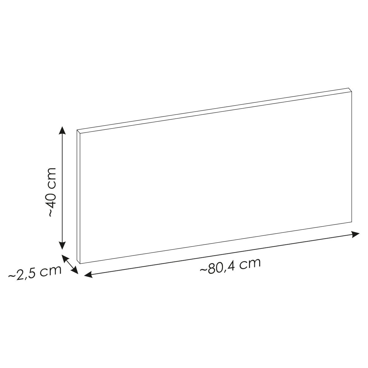 Meuble sous-vasque 80cm 2 tiroirs plan de toilette Riva Noir et Bois - vue 8