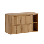 Meuble sous-vasque 100cm 2 tiroirs 2 niches Riva Bois